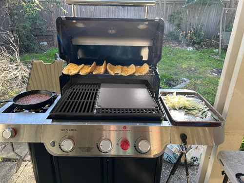 7671 Crafted Glazed Baking Stone for Weber Genesis (16.25"L x 16"W x 0.5"Th)