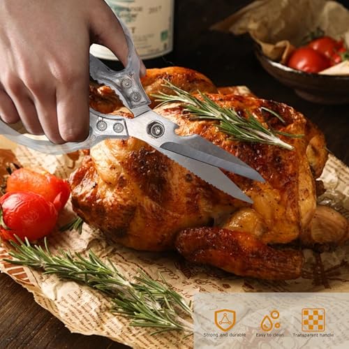 Heavy Duty Sharp Kitchen Scissors (Blade Gold)