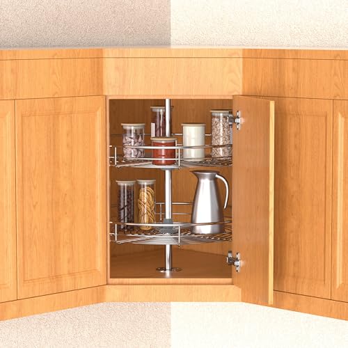18" Chrome Corner Cabinet Lazy Susan