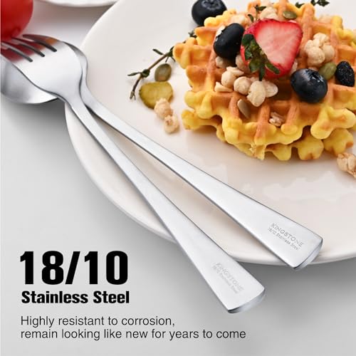 30 Piece Silverware Set (Matte Silver / 30-Piece)