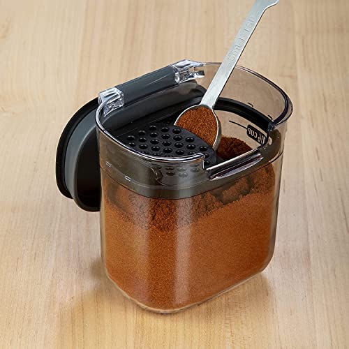 PKS 401 1.5 Cup Mini Prokeeper+ Airtight Silicone Seal Storage Container Great For Spices & Baking Acessories (6- Piece)