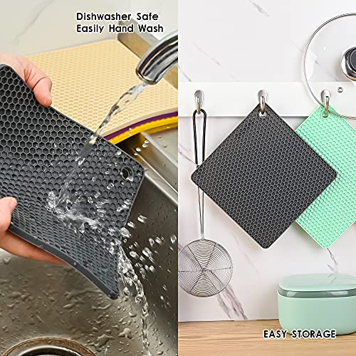 Silicone Trivets for Hot Dishes (4 Count)