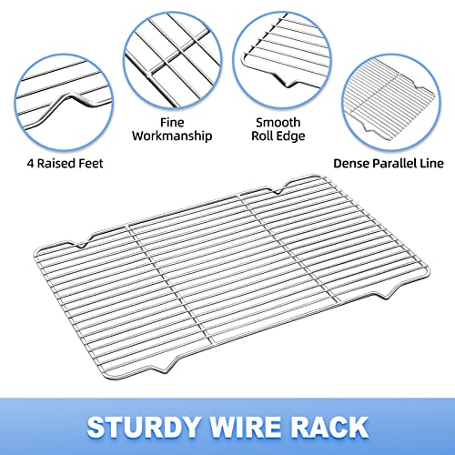 Baking Sheet with Wire Rack Set (16 x 12 x 1 inch)