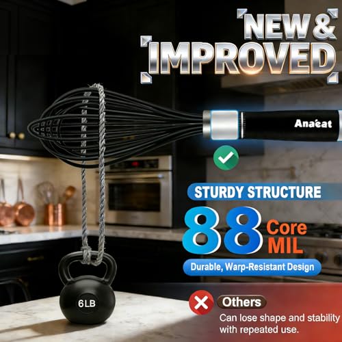 Silicone Kitchen Whisk Set of 4 (4 Count)