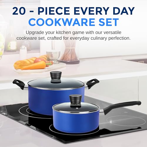 Pots and Pans Set (20 Piece / Blue)