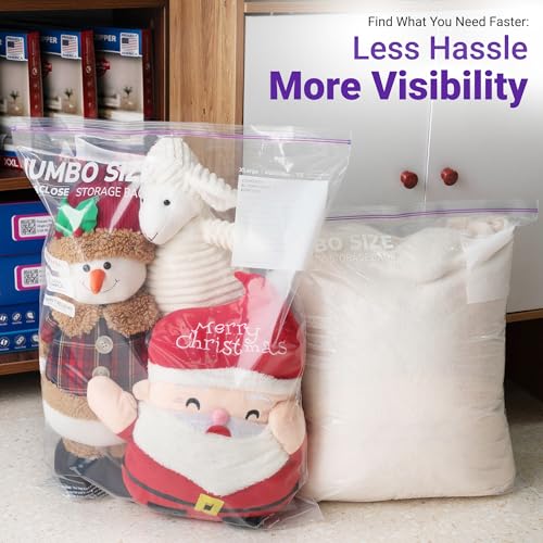 5 Gallon Extra Large Storage Bags (100 Count)
