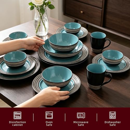HomeVss 48 Piece Dinnerware Set