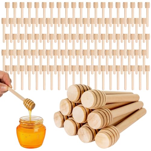 100Pcs 3 inch Honey Dipper Sticks (100PCS 3 Inch)