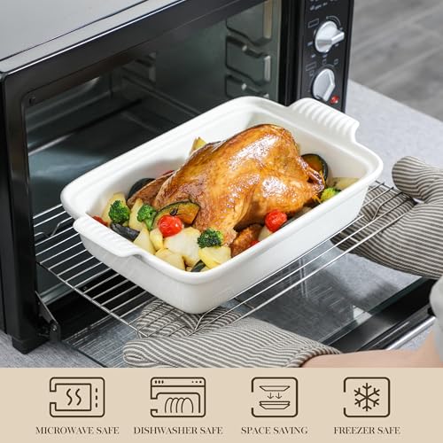 3.4 Qt Baking Dish with Lid (3.4 QT - White)