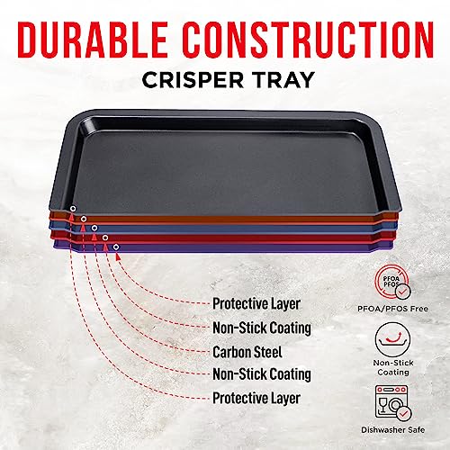Air Fryer Tray (Gray / 13.78" × 8.86")