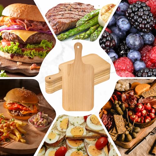 6 Pcs Wood Cutting Boards Bulk (15 x 7 inches)