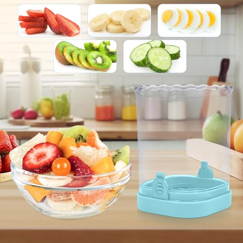 Fruit Slicer Cup (Light Blue)