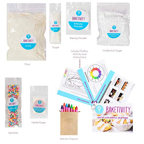 Confetti Muffins Kids Baking Kit with Pre (Funfetti Muffins)
