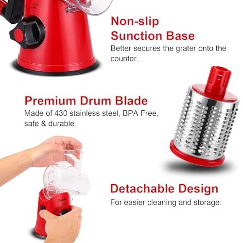 Rotary Cheese Grater Hand Crank