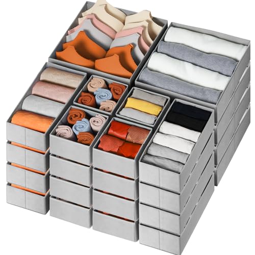 Drawer Organizer Clothes 24 Pack (24 Count)