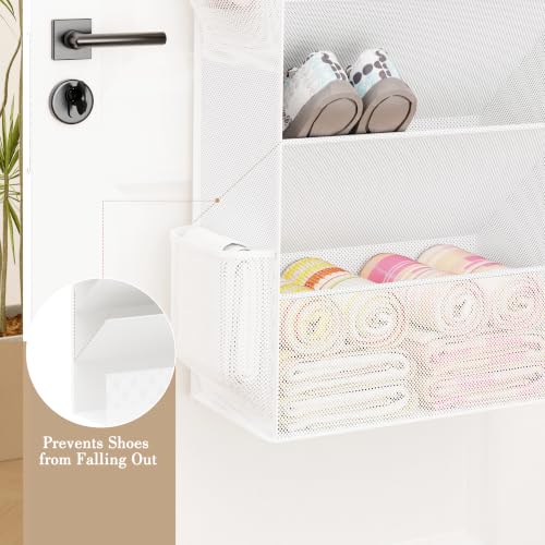 Shoe Storage Over the Door Shoe Organizer (White / 1 Pack)