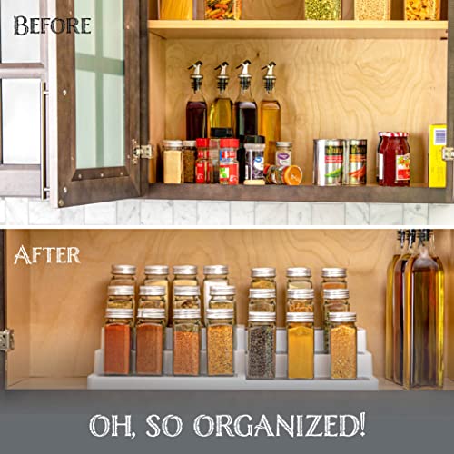 Plastic 3 Tier Expandable Spice Rack (2 Count)
