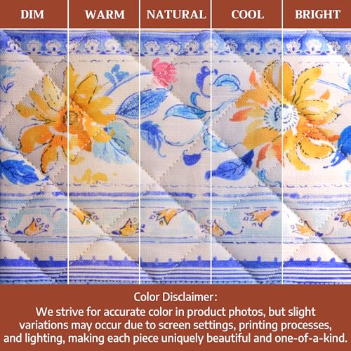 Maison d'Hermine Oven Gloves 100% Cotton Oven Mitt (007 - Girassol / 7.5" x 13" (Oven Mitt))
