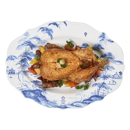 Country Estate 18.5" Platter (Delft Blue / 18.5")
