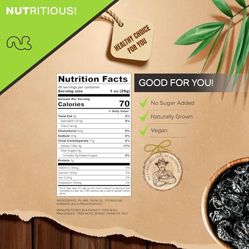 Dried Prunes Pitted Unsweetened (Dried Prunes / 48 oz)