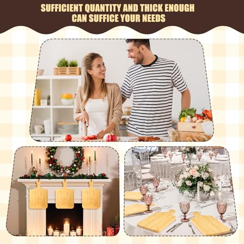 Thick Wood Cutting Boards for Chopping (16 x 10 inches)