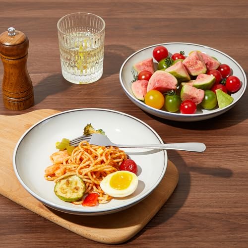 Stoneware Dinnerware Sets for 4 (Moonstone White / Set (16pcs))