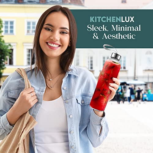 16 oz Glass Water Bottles