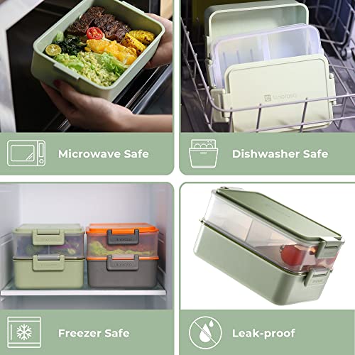 Stackable 2 Tier Adult Bento Box