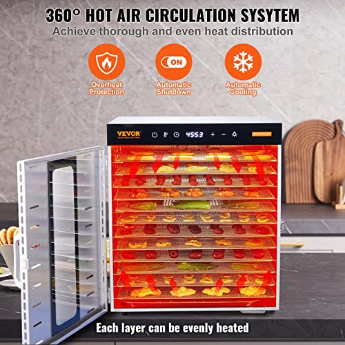 Food Dehydrator (10-Trays/1000W)