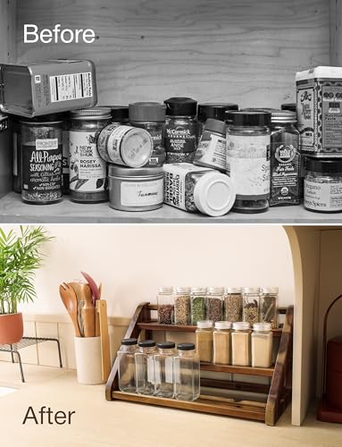 Acacia Wood Spice Rack