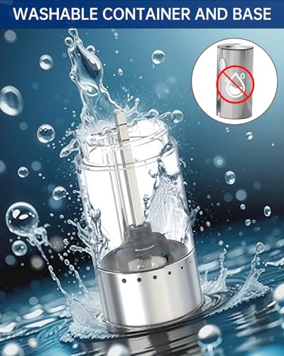 Stainless Steel Electric Pepper Grinder (Silver)