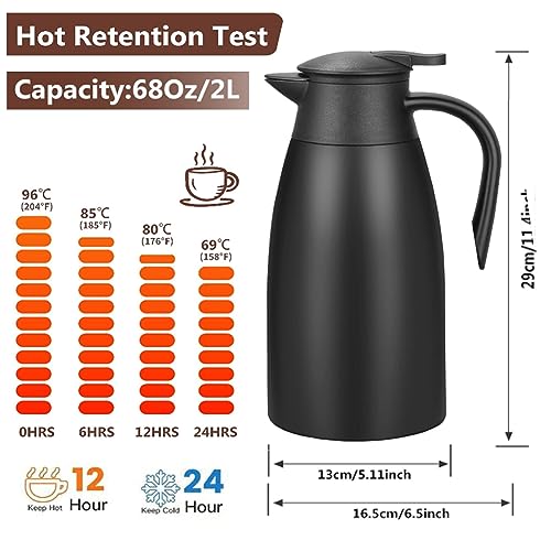 Thermal Coffee Carafe 70 oz (Black)