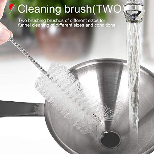 Kitchen Funnel for Filling Bottles (3PCS Long Handle Funnel Set)