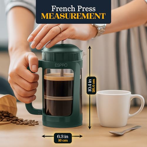 P3 French Press Coffee Maker (Green / 32 oz)