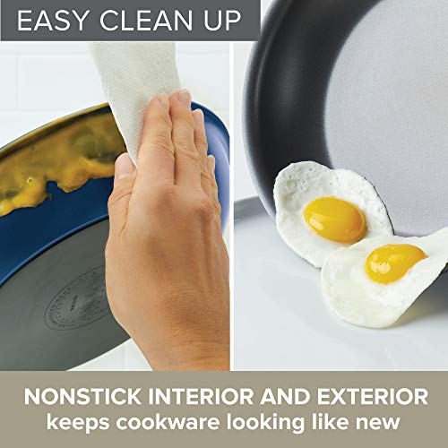 Advanced Home Hard Anodized Nonstick Sauce Pan (2 Quarts / Indigo)