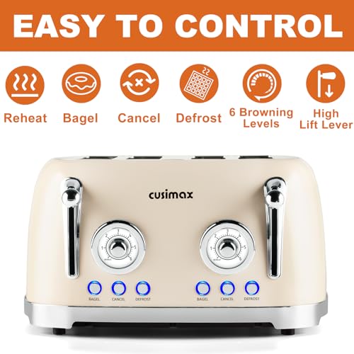 Toaster 4 Slice (Cream / 4-slice)