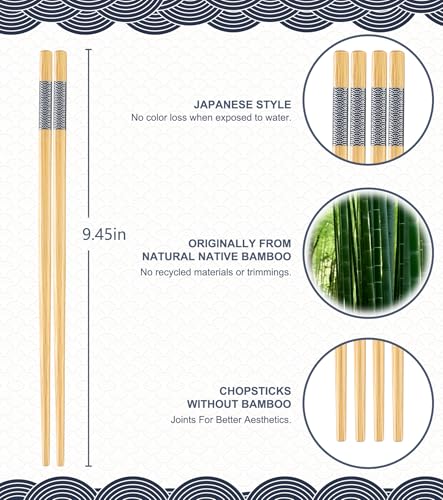 50 Pairs Bamboo Chopsticks Disposable (50Pairs)