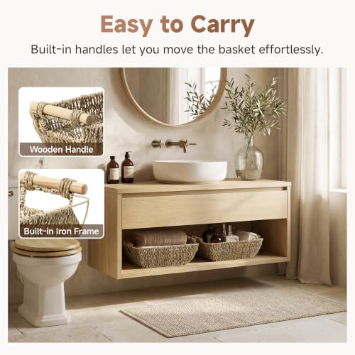 Seagrass Storage Baskets (Natural(Seagrass) / Medium)