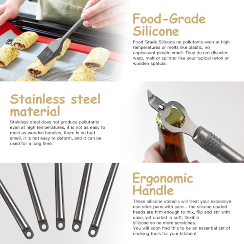 Kitchen Utensil Set (Gray)