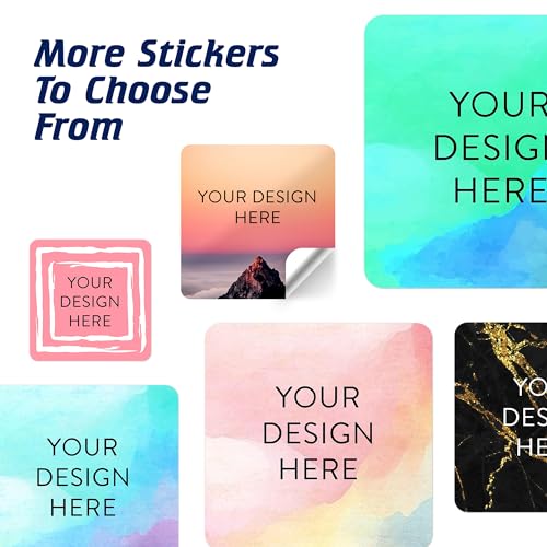 Custom Vinyl Stickers Your Image (100 Count)