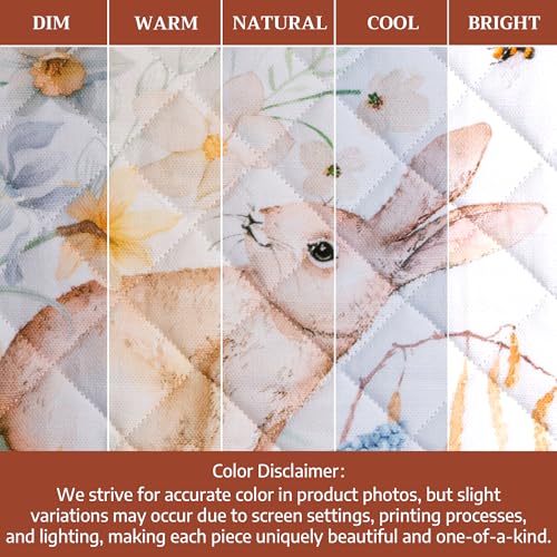 Pot Holders 100% Cotton Potholders (076 - Easter Dew / 8" x 8" (Pot Holder Pack of 1))