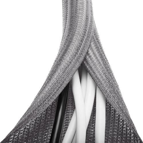 Grey Cable Sleeve (Grey / 6.6ft, 1/2'')