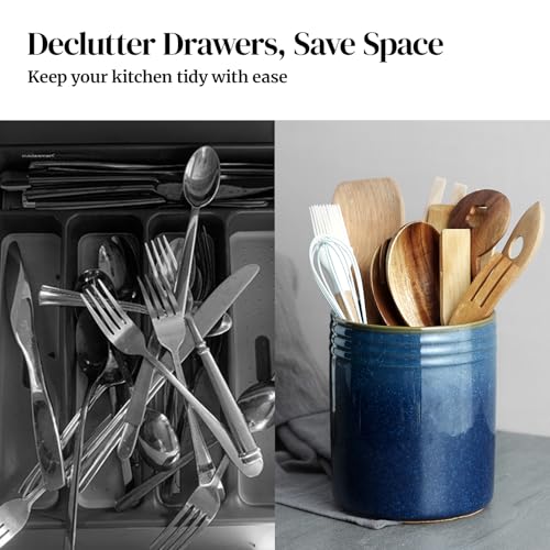7.2" Kitchen Utensil Holder (Multicolor)
