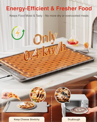 Warming Mat for Food (Light Grey / Large)
