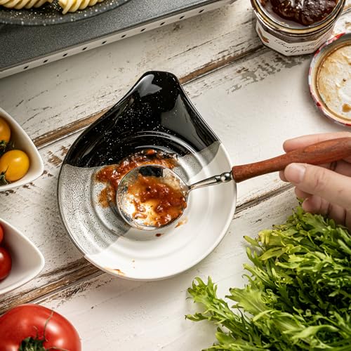 Large Ceramic Spoon Rest for Stove Top and Kitchen Counter