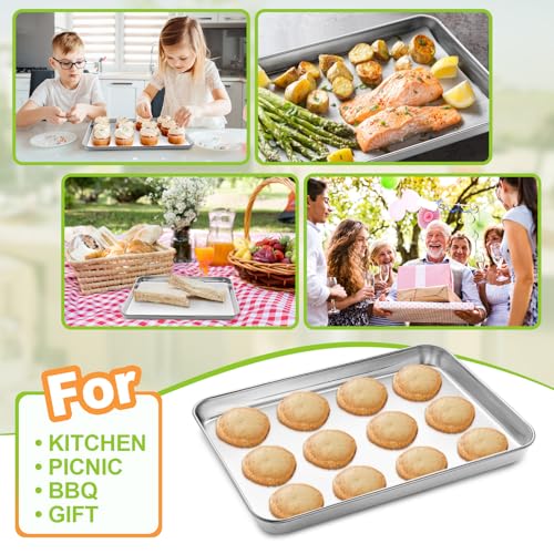 Stainless Steel Baking Sheet Set of 2 (16 INCH)