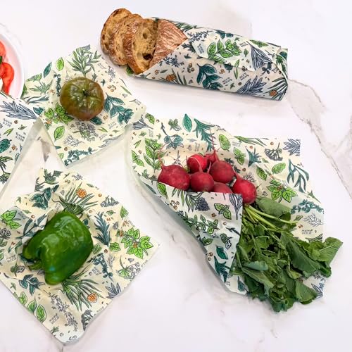 Beeswax Bread Wrap (Herb Garden 1 Pack)