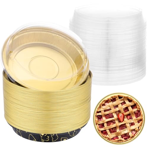 Disposable Ramekins (Black/Gold)