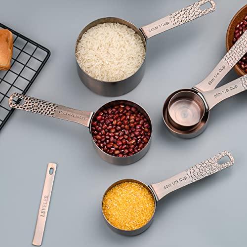 Copper Measuring Cups and Spoons set