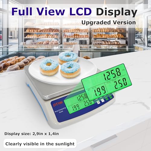 Large Digital Kitchen Scale 40kg (Gray 40kg)